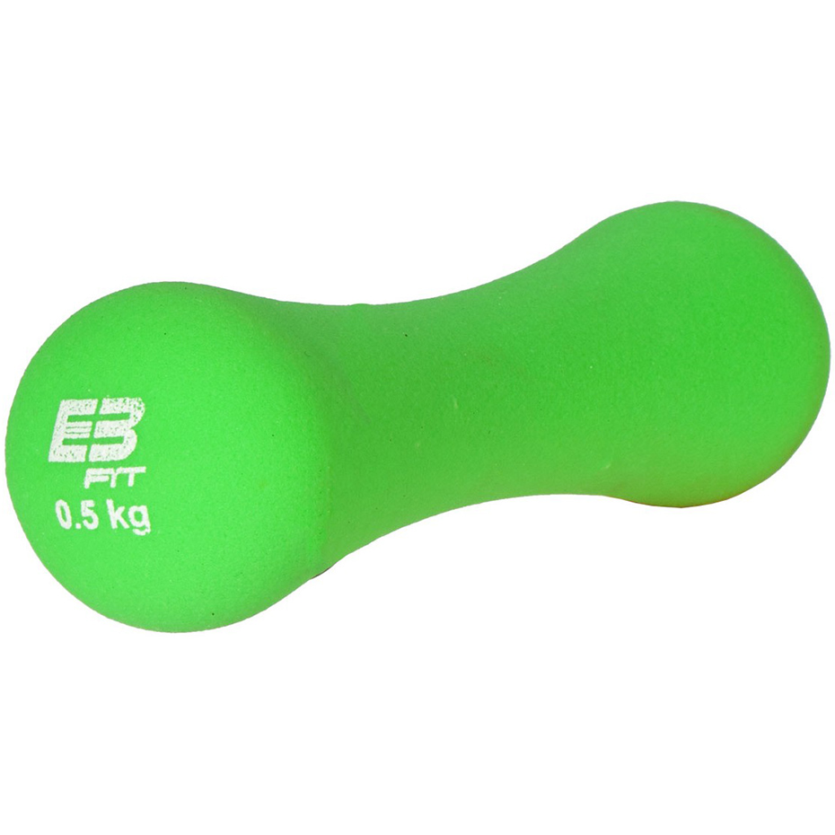 Neoprene dumbbell EB FIT 0.5 kg green 1029221