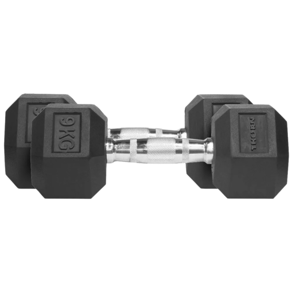 Thorn
Fit Hex Rubber Dumbbell 9.0 kg x 2 pcs. Thorn Fit