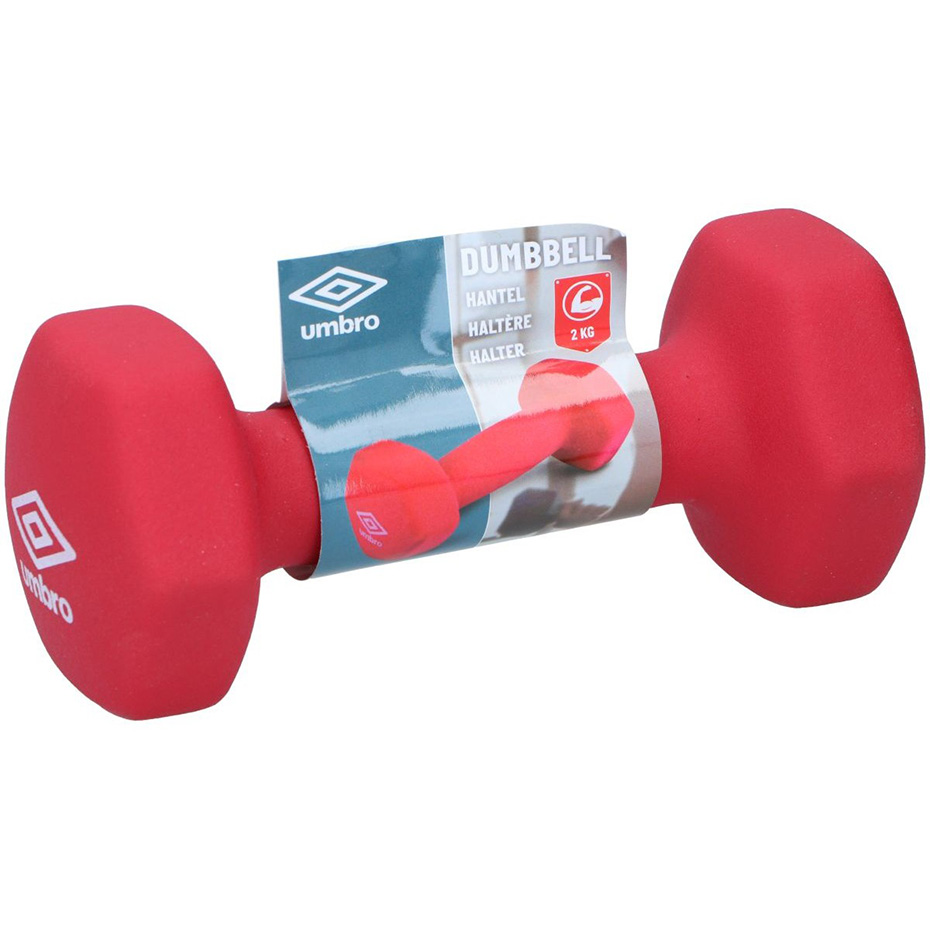 Umbro neoprene dumbbell 2 kg pink 269627