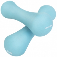 Set of neoprene dumbbells 1 kg Spokey BONE size 2x 1 kg 926520