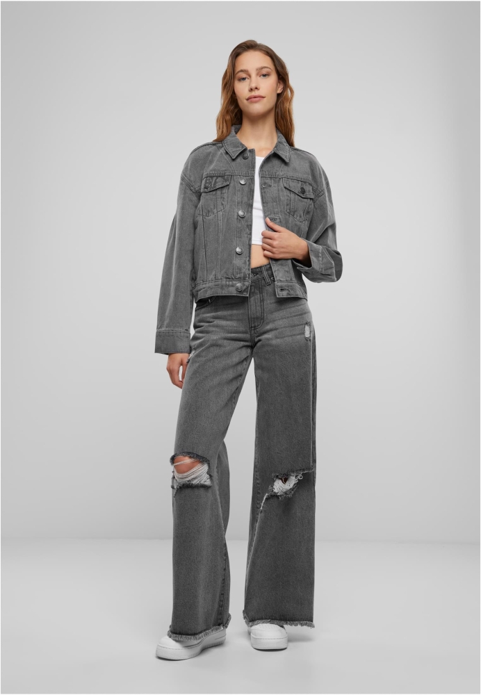 Jacheta 80?s Oversized Denim dama Urban Classics