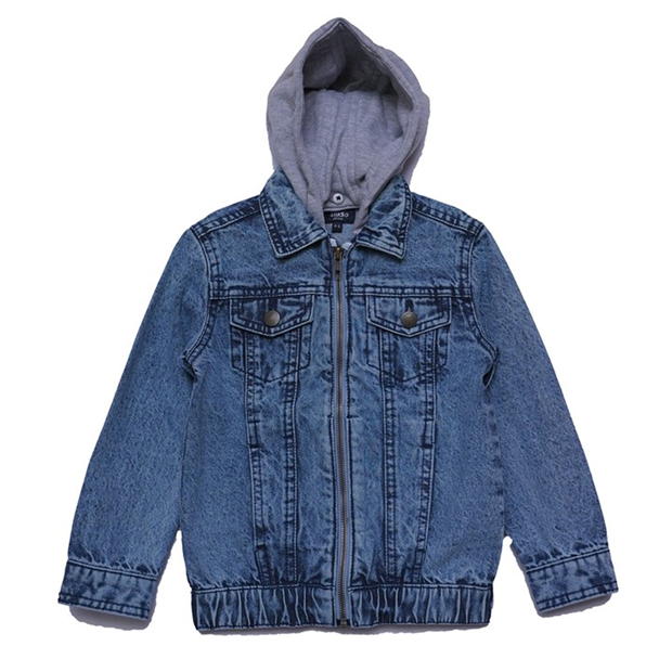 Jacheta Studio Younger Hooded Denim baietel