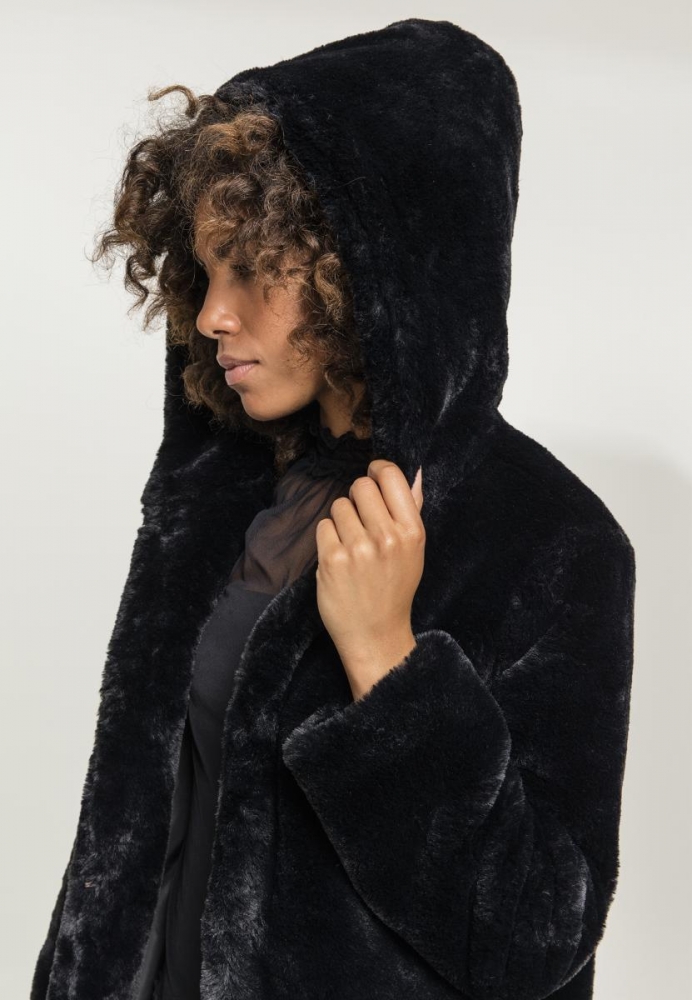 Geaca Hooded Teddy dama Urban Classics