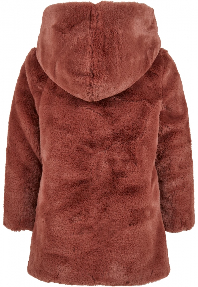 Geaca Hooded Teddy fetita Urban Classics