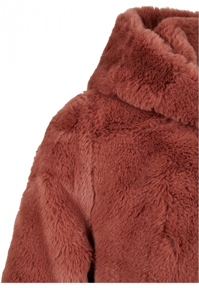 Geaca Hooded Teddy fetita Urban Classics