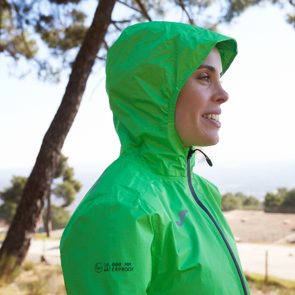 R-trail Nature Raincoat Fluor Green Joma