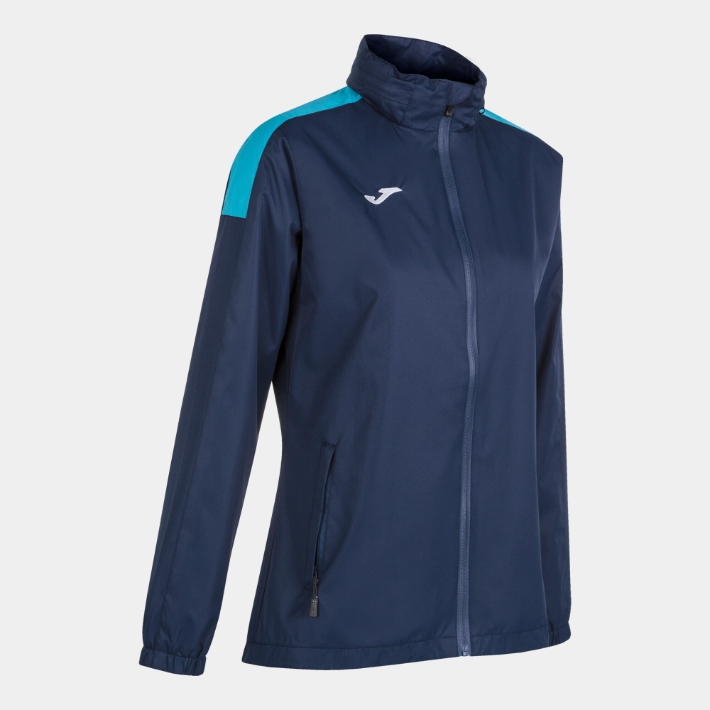 Trivor Raincoat Navy Fluor Turquoise Joma