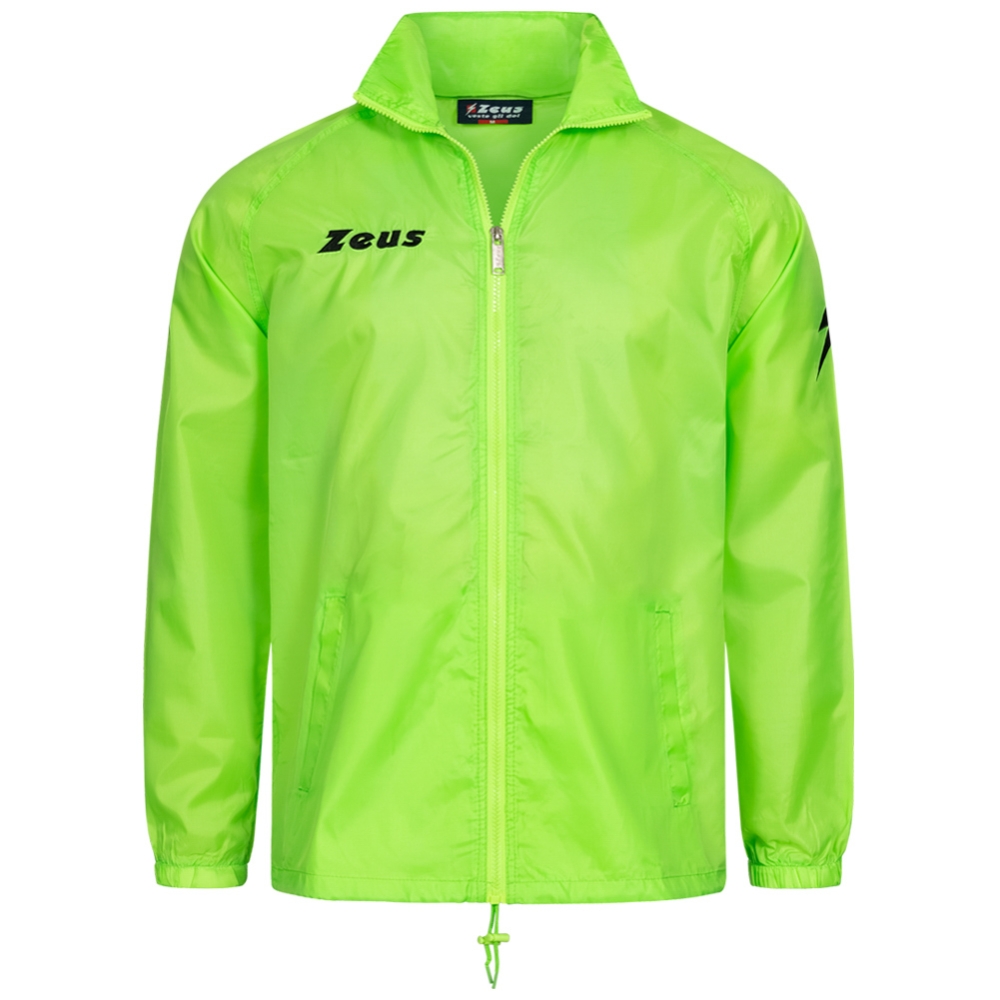 Geaca de ploaie K-WAY Zeus verde fosforescent