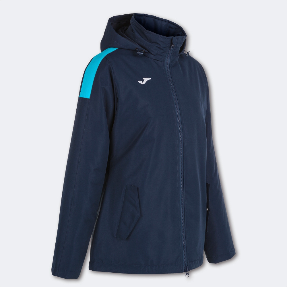 Trivor Anorak Navy Fluor Turquoise Joma