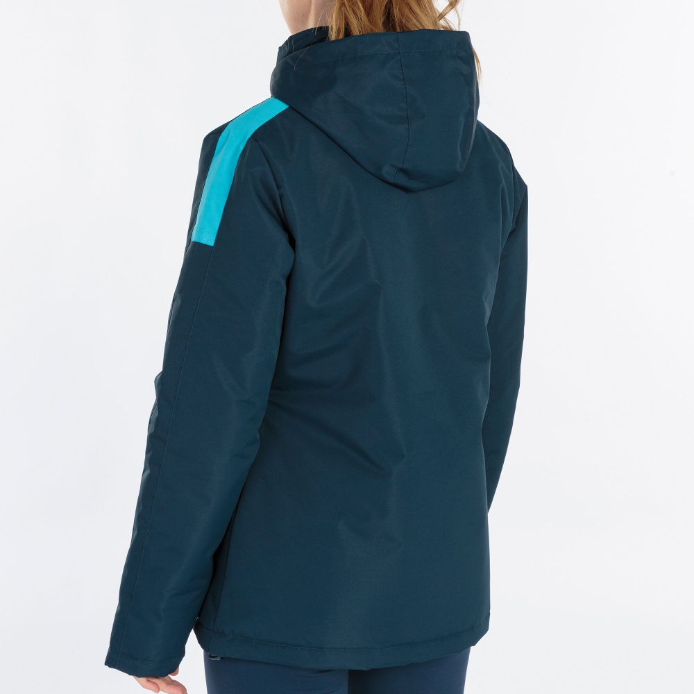 Trivor Anorak Navy Fluor Turquoise Joma