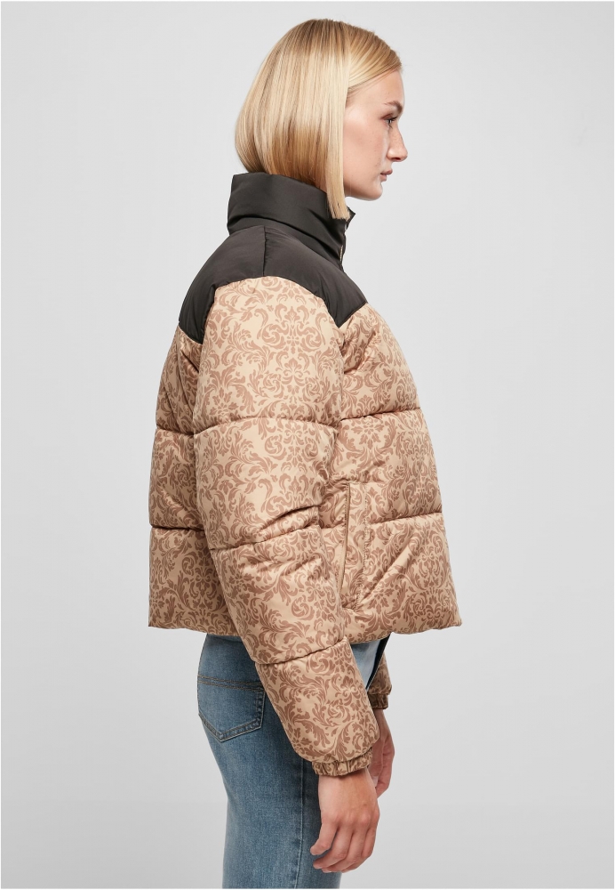 Jacheta AOP Retro Puffer dama Urban Classics