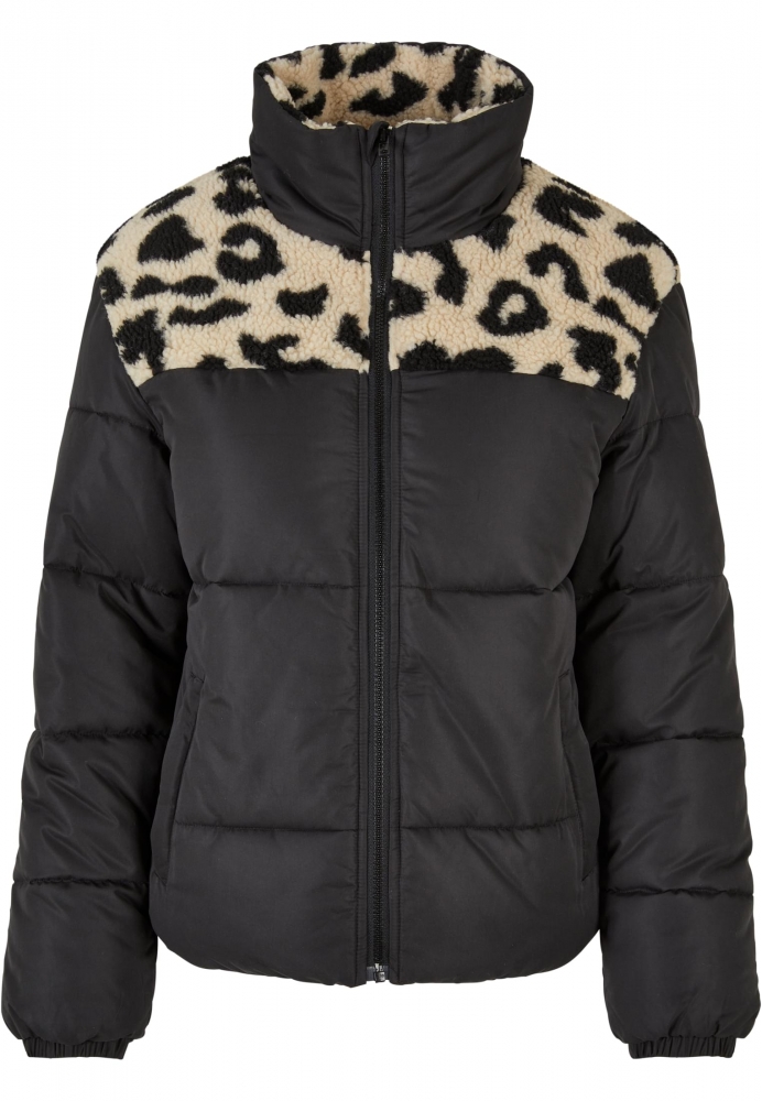 Jacheta AOP Sherpa Mixed Puffer dama Urban Classics