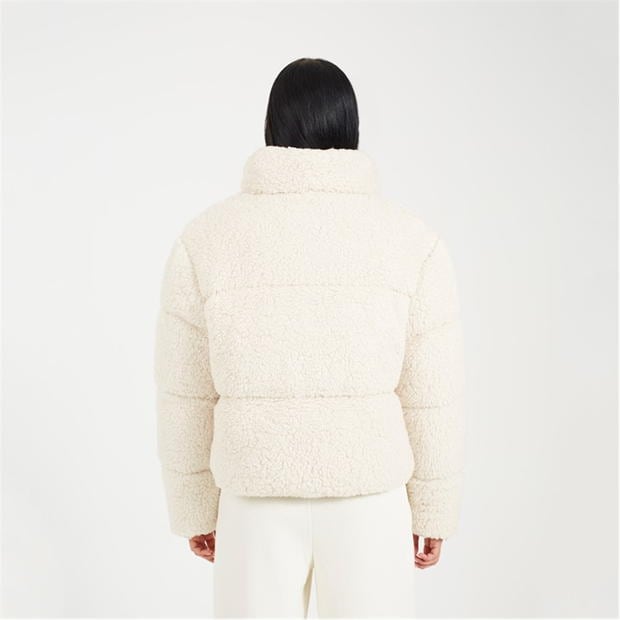 Jacheta Be You Borg Crop Puffer