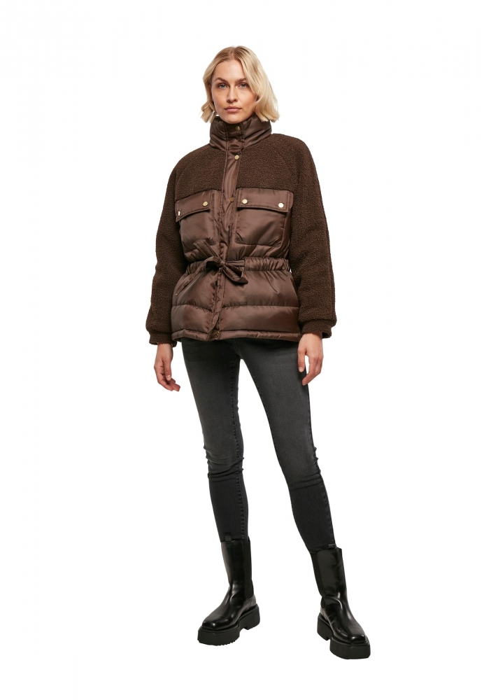 Jacheta Sherpa Mix Puffer dama Urban Classics