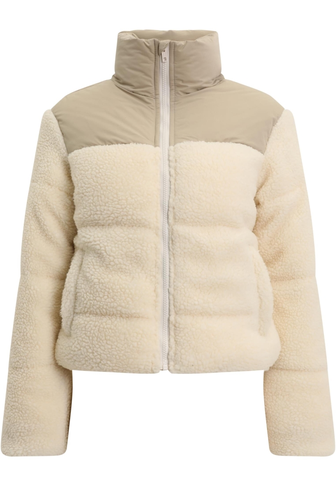 Jacheta Short Sherpa Mix Puffer dama Urban Classics