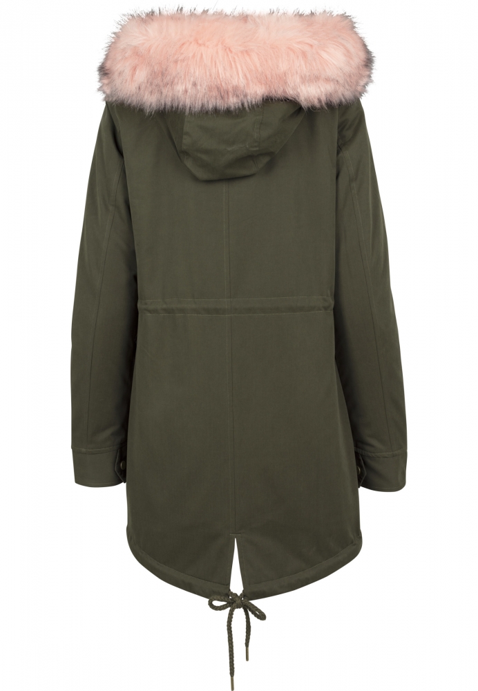 Peached Teddy Lined Parka dama Urban Classics