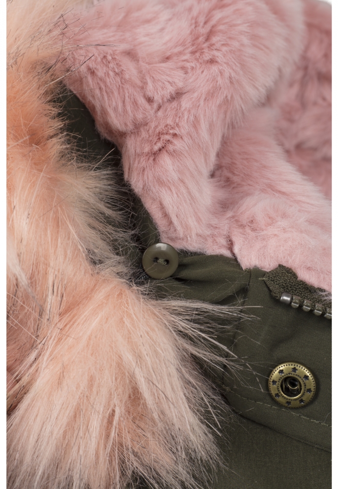 Peached Teddy Lined Parka dama Urban Classics