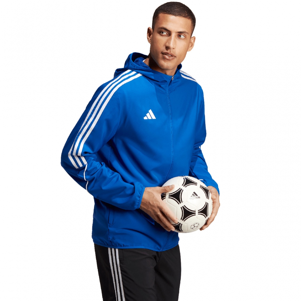 Kurtka meska adidas Tiro 23 League Windbreaker niebieska IA1619