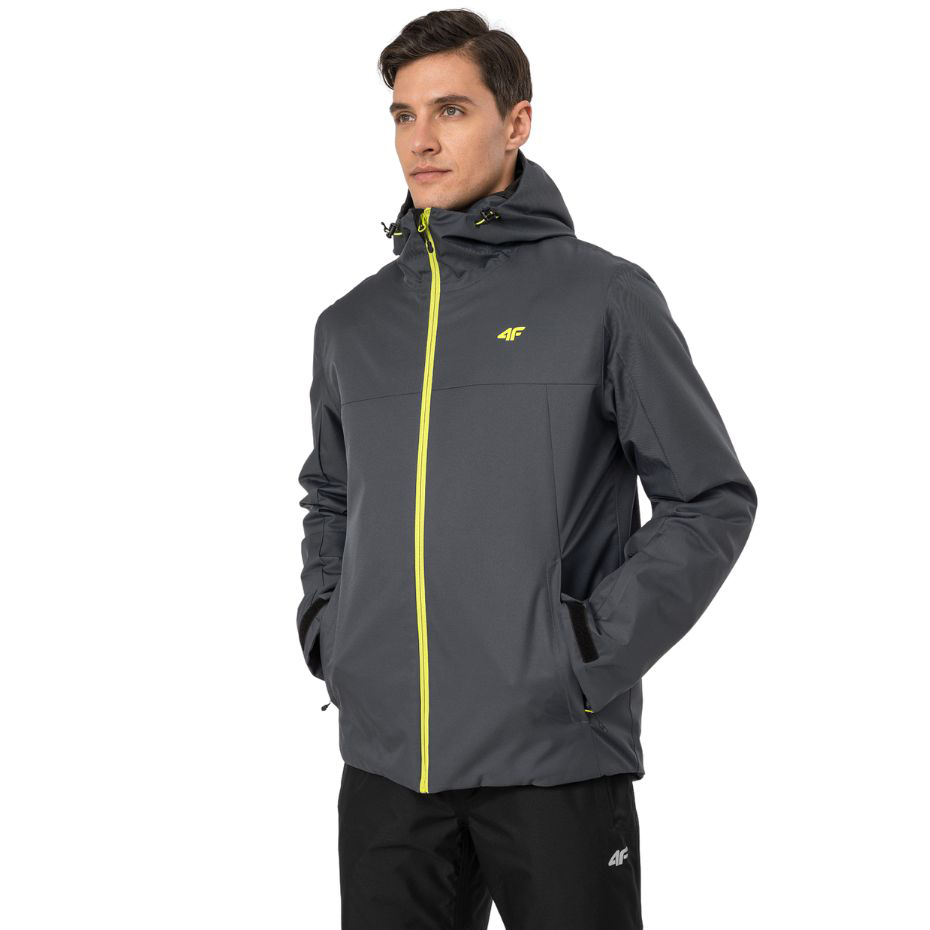 Geaca Ski men's 4F anthracite H4Z22 KUMN001 22S