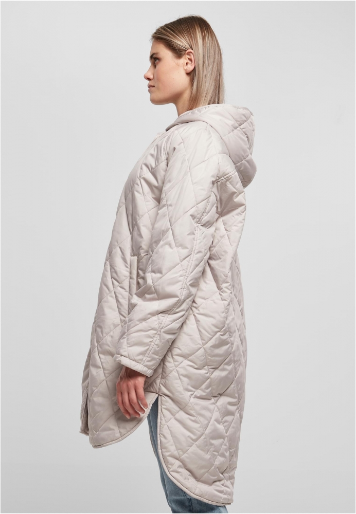 Geaca Oversized Diamond Quilted Hooded dama Urban Classics