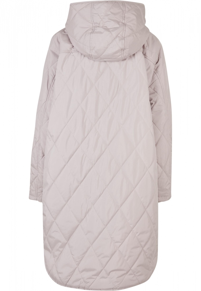 Geaca Oversized Diamond Quilted Hooded dama Urban Classics