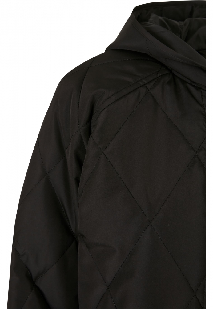 Geaca Oversized Diamond Quilted Hooded dama Urban Classics