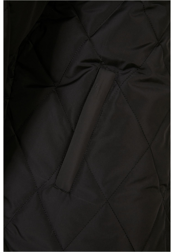 Geaca Oversized Diamond Quilted Hooded dama Urban Classics