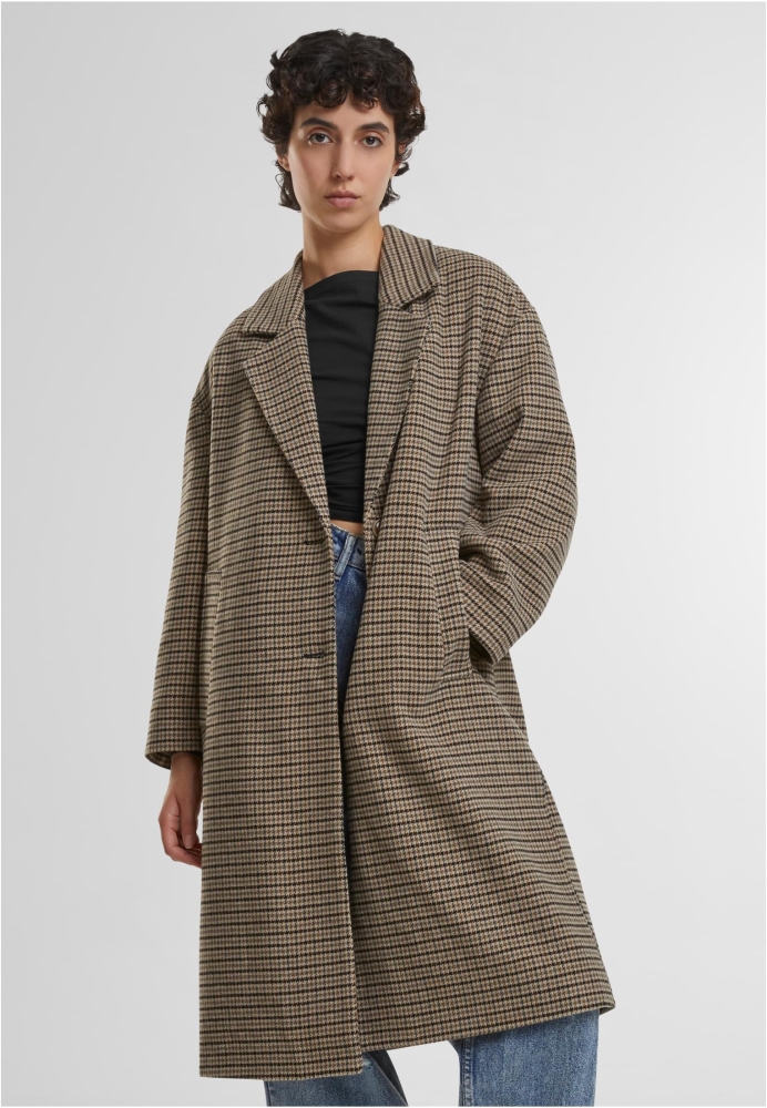 Geaca Oversized Plaid dama Urban Classics