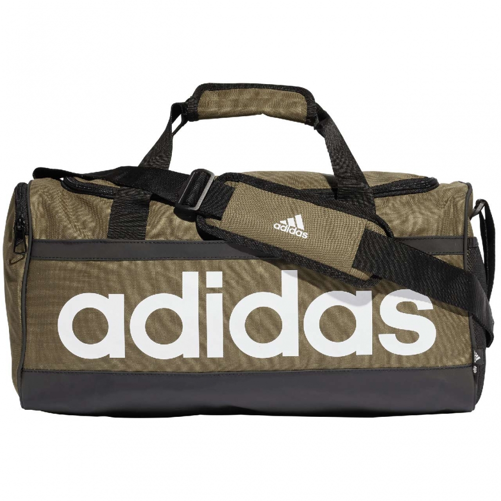 Geanta box adidas Essentials Linear Duffel Medium green HR5350