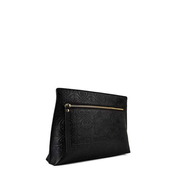 Geanta box Biba Biba piele Filigree Embossed Clutch