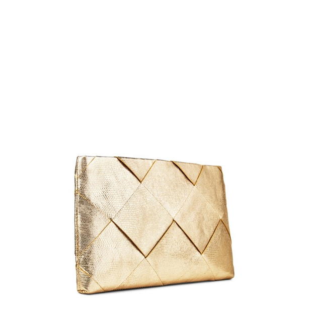 Geanta box Biba Biba piele Woven Clutch