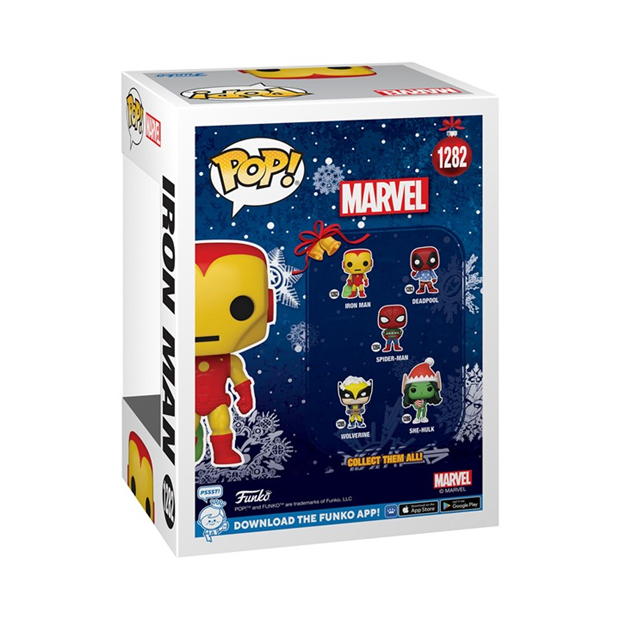 Geanta box FUNKO POP Marvel: Holiday- Iron Man w/