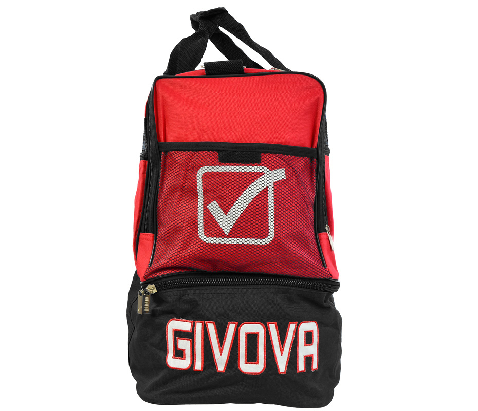 Geanta box GIVOVA RED-BLACK MEDIUM