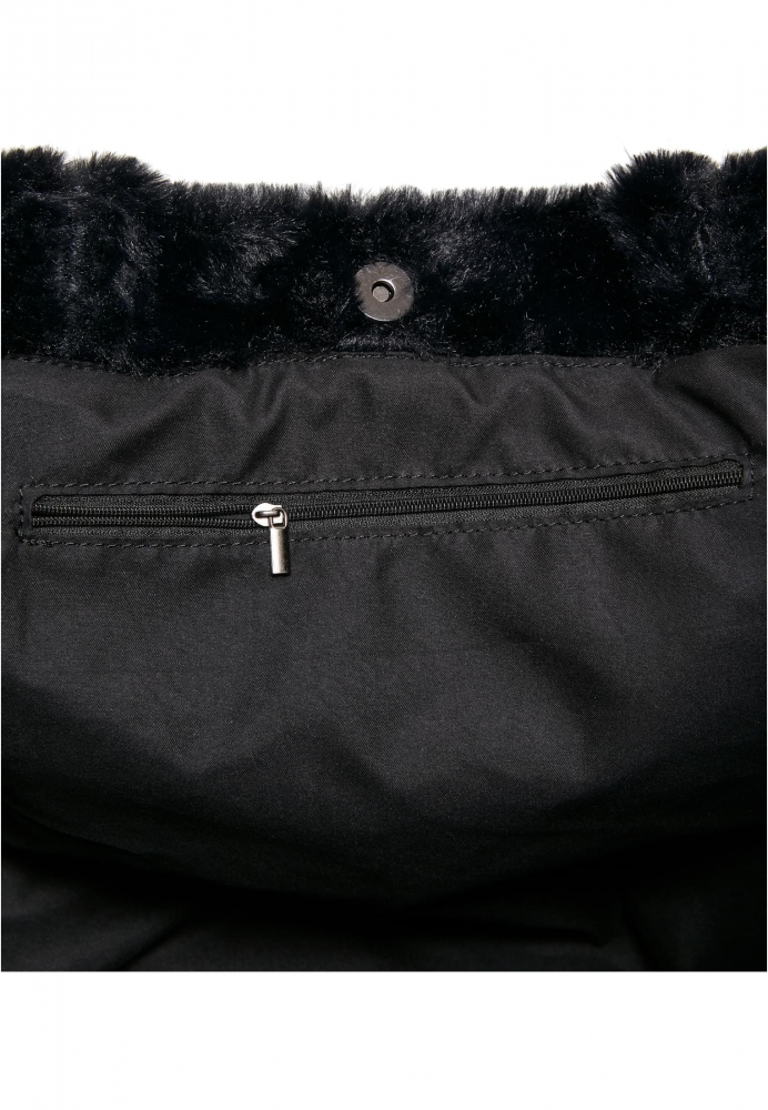 Geanta box Fake Fur Tote Urban Classics