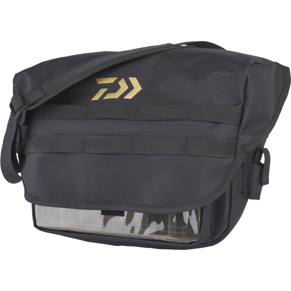 GEANTA UMAR STREET negru GOLD 35X38X12CM DAIWA