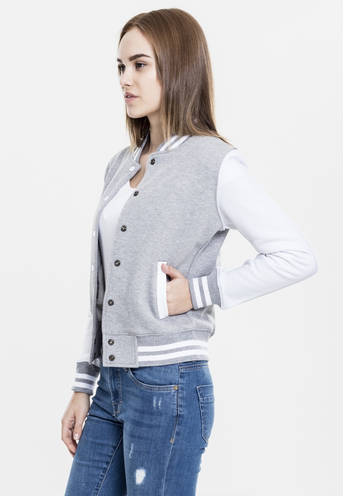 2-tone College Sweatjacket dama Urban Classics