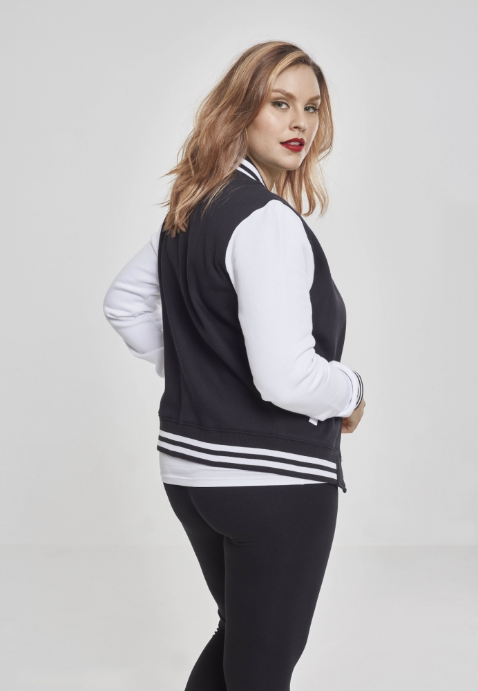 2-tone College Sweatjacket dama Urban Classics