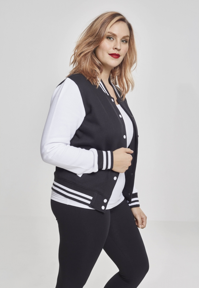 2-tone College Sweatjacket dama Urban Classics