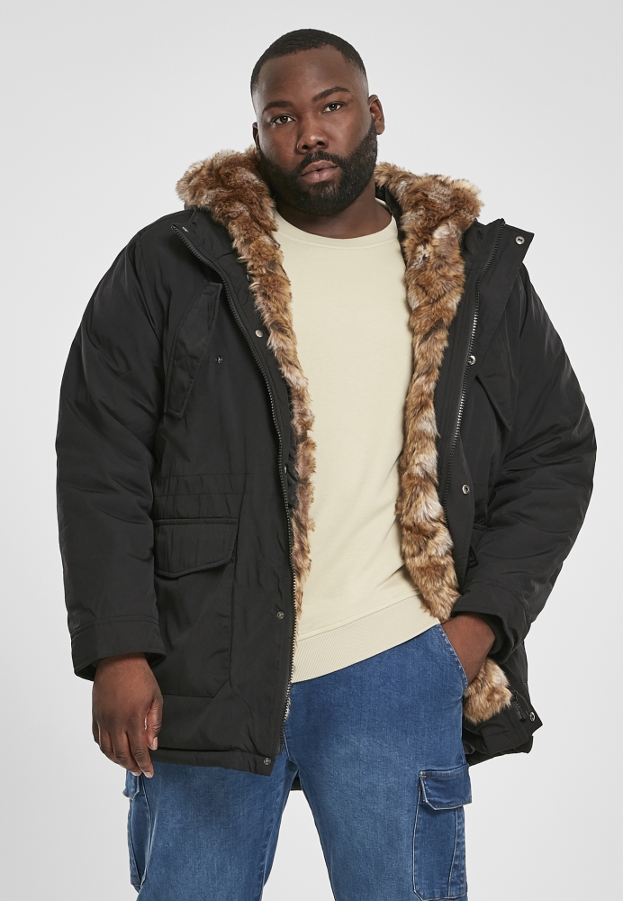 Hooded Faux Fur Parka Urban Classics