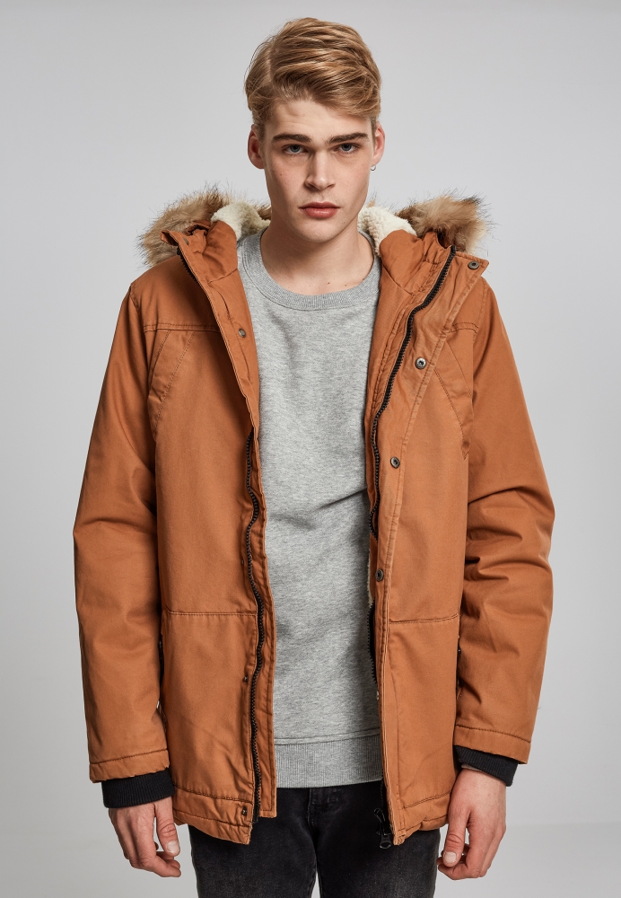 Heavy Cotton Imitation Fur Parka Urban Classics