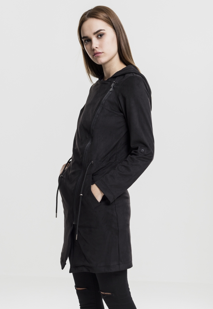 Imitation Suede Parka dama Urban Classics