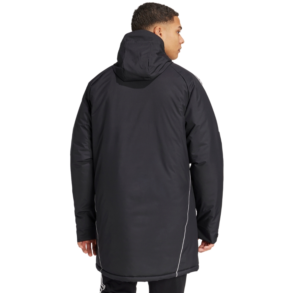 Jacheta adidas Tiro 24 Stadium Parka men's black and white IJ7391