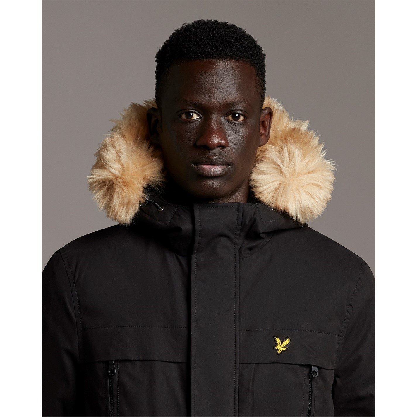 Lyle and Scott Lyle Mic Flc Parka Sn99