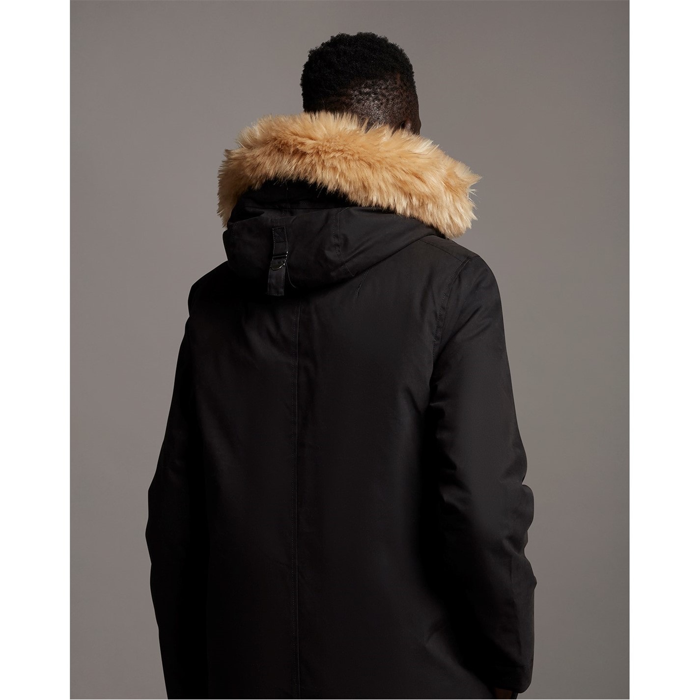 Lyle and Scott Lyle Mic Flc Parka Sn99