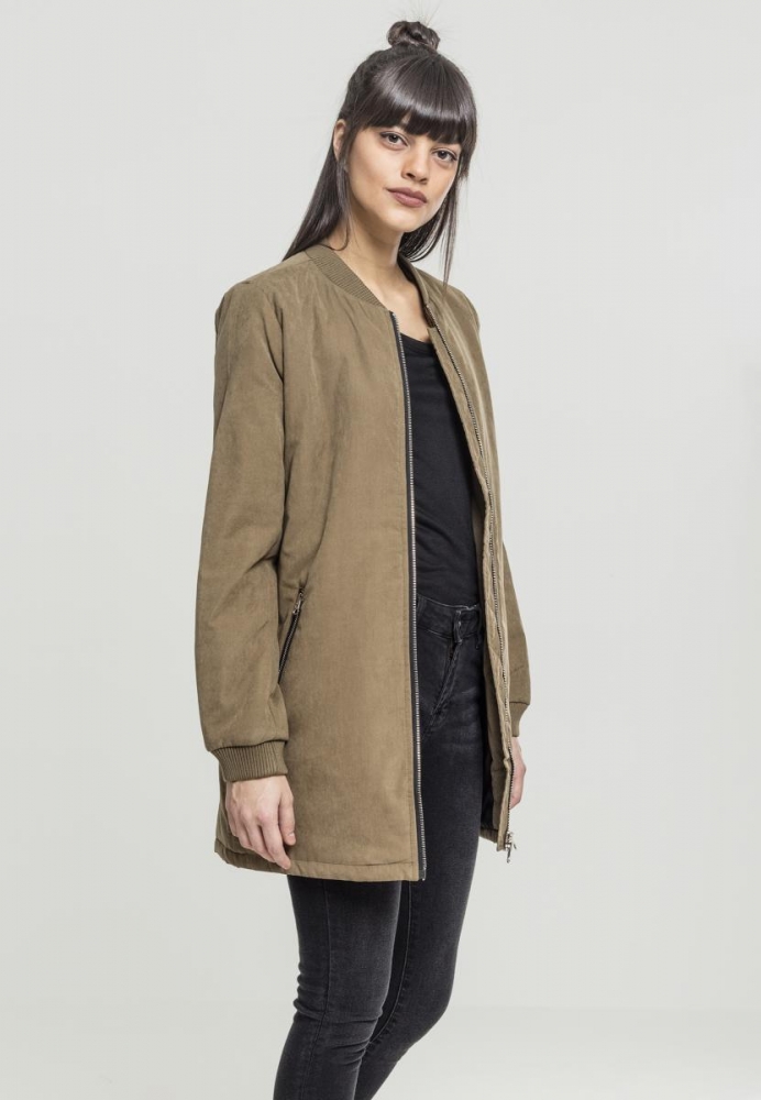 Jacheta Peached Long Bomber dama Urban Classics