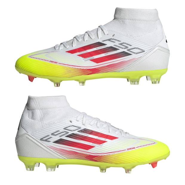 Gheata Minge Fotbal adidas F50 League Mid-cut Firm Ground dama