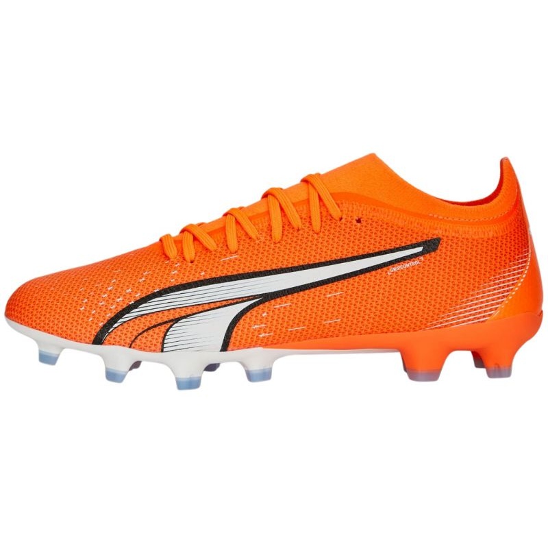 Ghete fotbal barbati puma ultra match fg/ag portocaliu