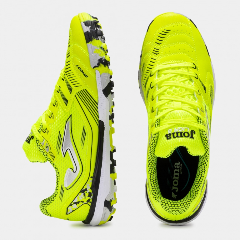 Ghete fotbal joma liga 5 tf verde fluorescent