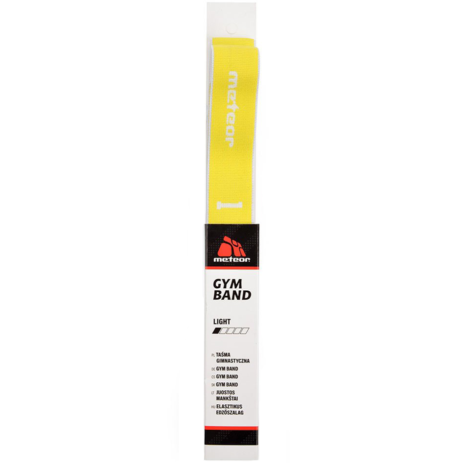 Gymnastic tape Meteor 90x2,6 light yellow 31450