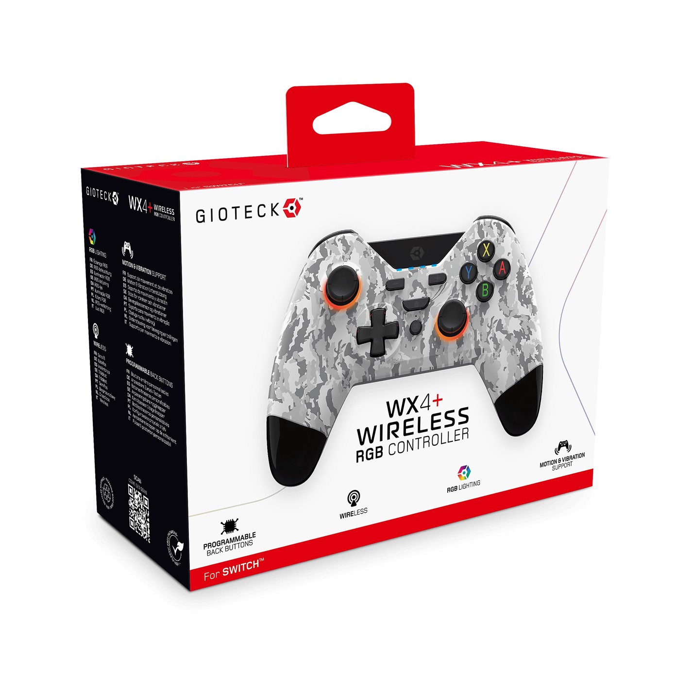 Gioteck Gioteck WX-4+ Wireless RGB Switch Controller